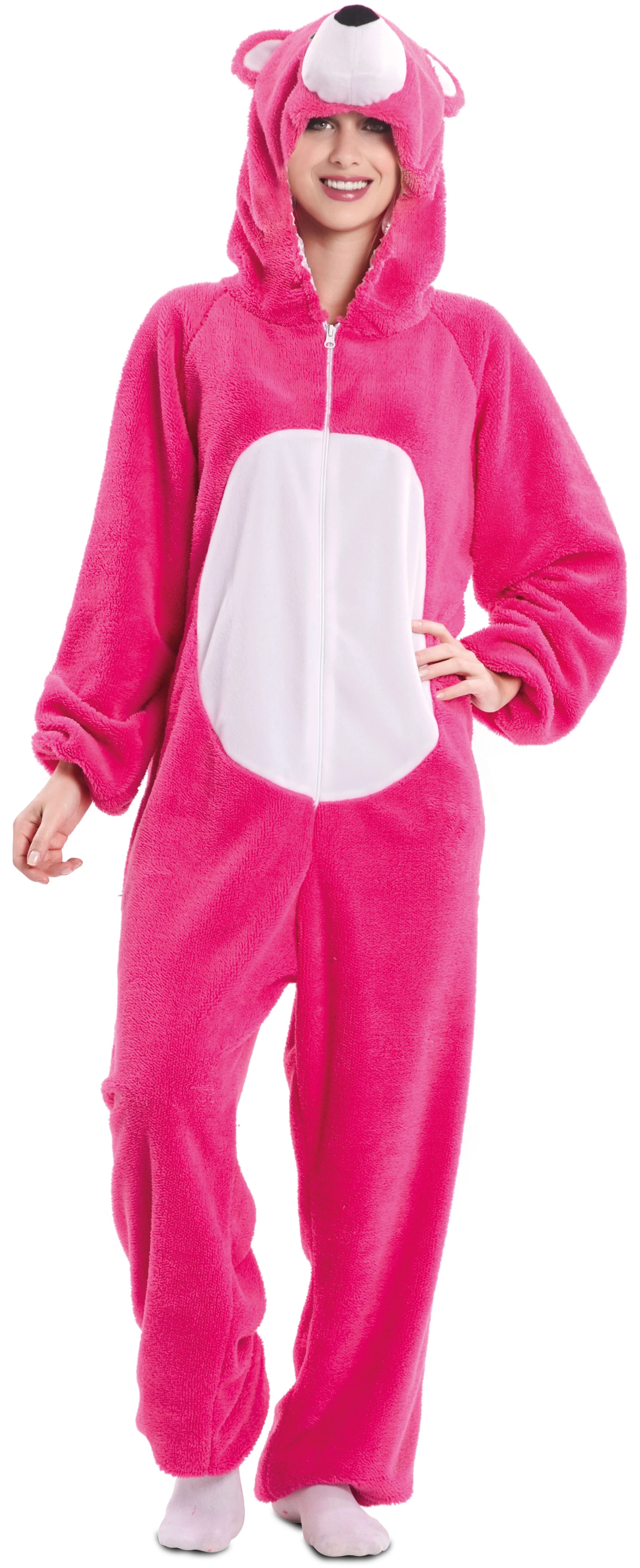 Disfraz de Oso Rosa para Adulto Oso Pardo, Panda y Polar EuroCarnavales