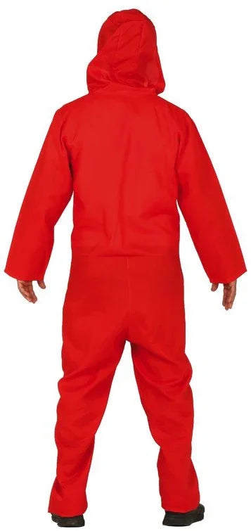 Disfraz de Mono Rojo con Capucha para Adulto Cine y TV Guirca