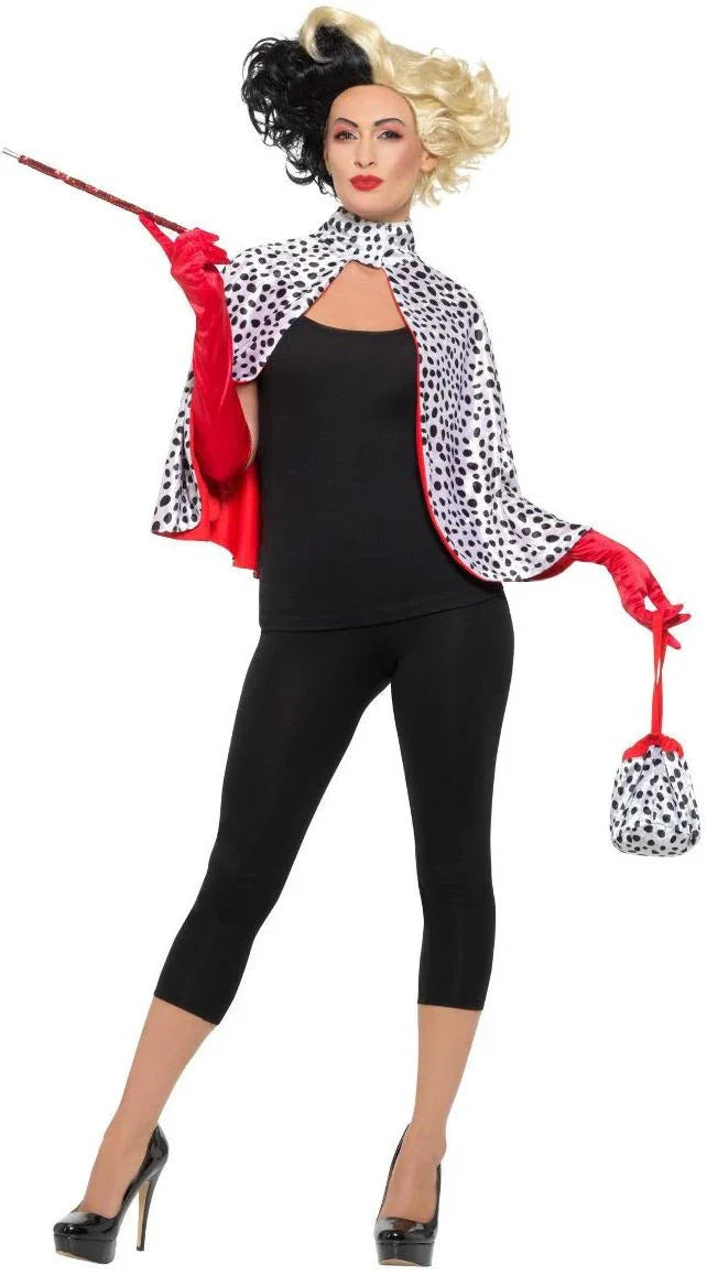 Kit de Accesorios de Cruela de Vil Cruella de Vil Smiffys