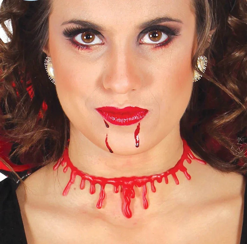 Collar de Corte Sangriento en el Cuello Accesorios Halloween Guirca