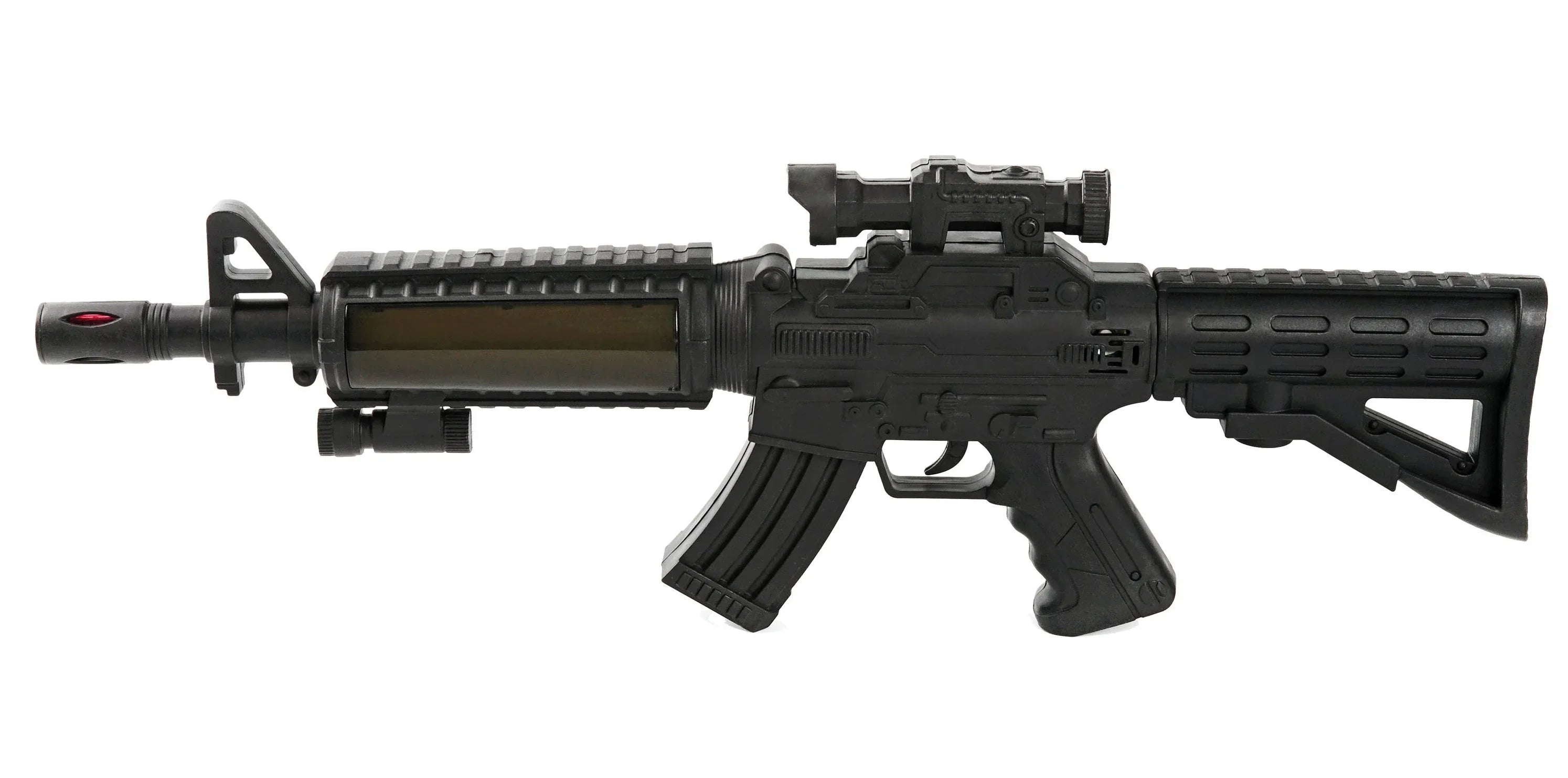 Fusil de Asalto M4 con Luz y Sonido Pistolas, Rifles y Metralletas EuroCarnavales