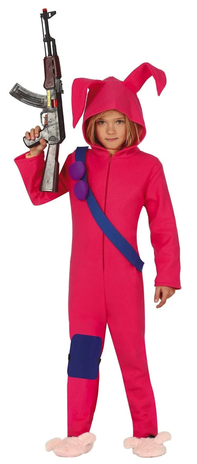 Disfraz de Conejo Rosa Fortnite Infantil Fortnite Guirca