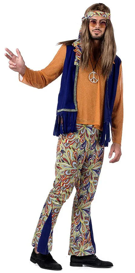 Disfraz de Hippie Psicodélico Premium para Hombre Hippies Limit Sport