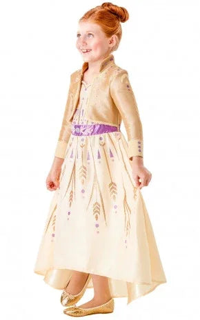 Disfraz de Anna Frozen 2 Prologue para Niña Anna Frozen Rubies