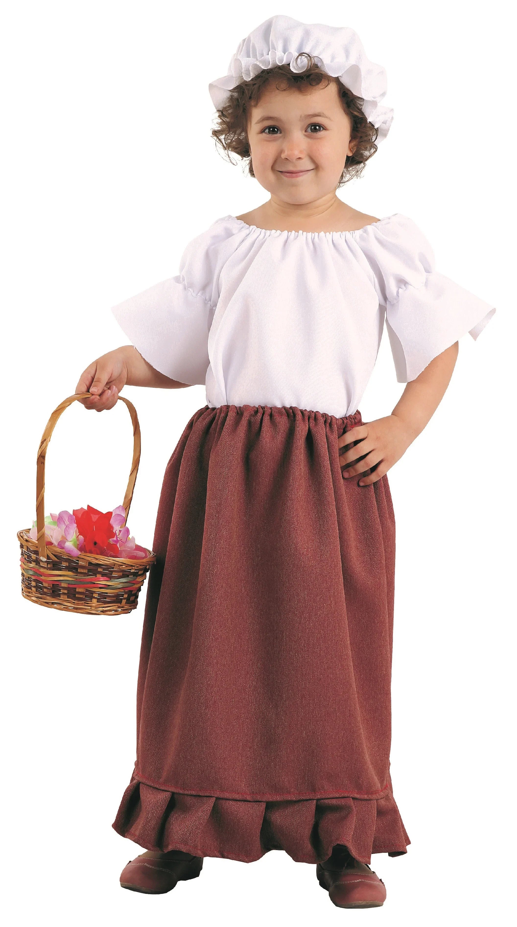 Disfraz de Campesina Medieval Infantil Taberneras y Campesinas Medievales Fycar