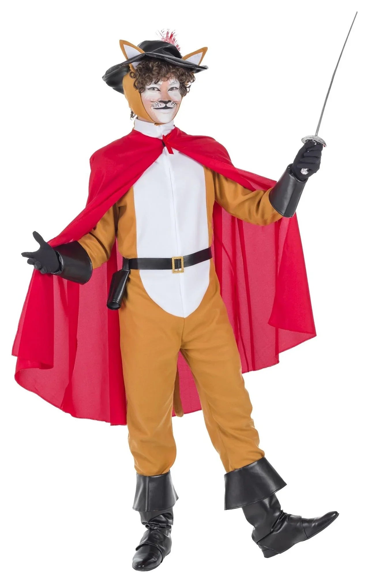 Disfraz de Gato con Botas para Hombre Gato Kimokawaii