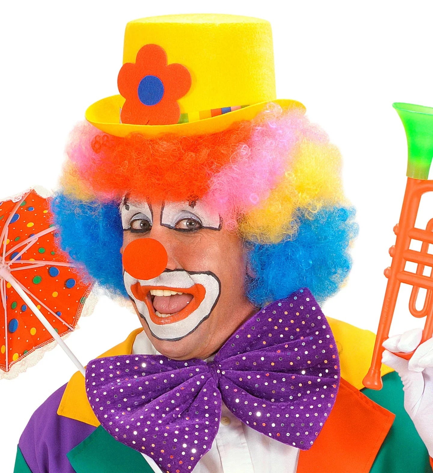 Set de Payaso Multicolor COMPLEMENTOS Widmann