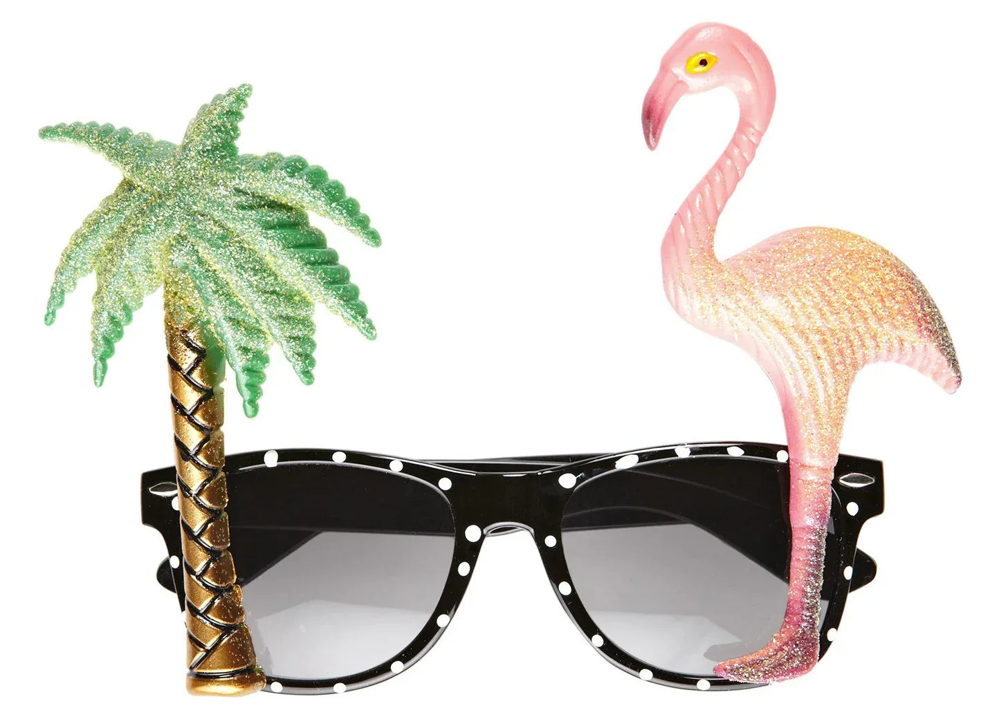 Gafas Hawaianas con Palmera y Flamenco Complementos Hawaianos Widmann