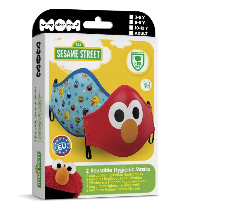 Mascarilla de Barrio Sésamo Infantil Barrio Sésamo Viving
