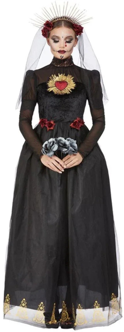 Disfraz de Catrina Sagrado Corazón para Mujer Catrina Smiffys