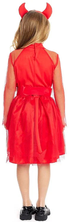 Disfraz de Diablesa Elegante para Niña Demonios Partilandia