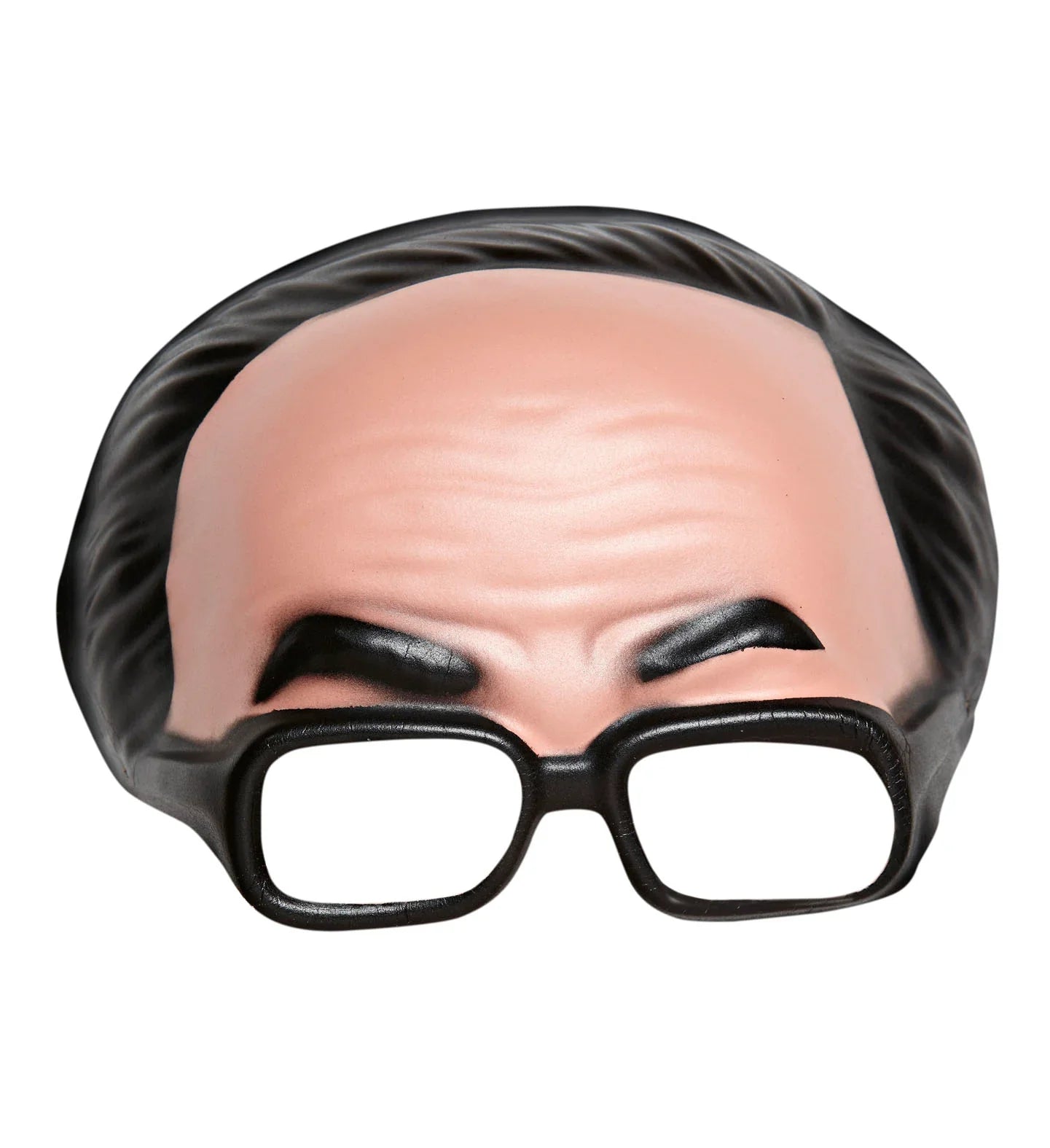 Parte Superior de Cabeza con Pelo Negro y Gafas Máscaras y Caretas Widmann