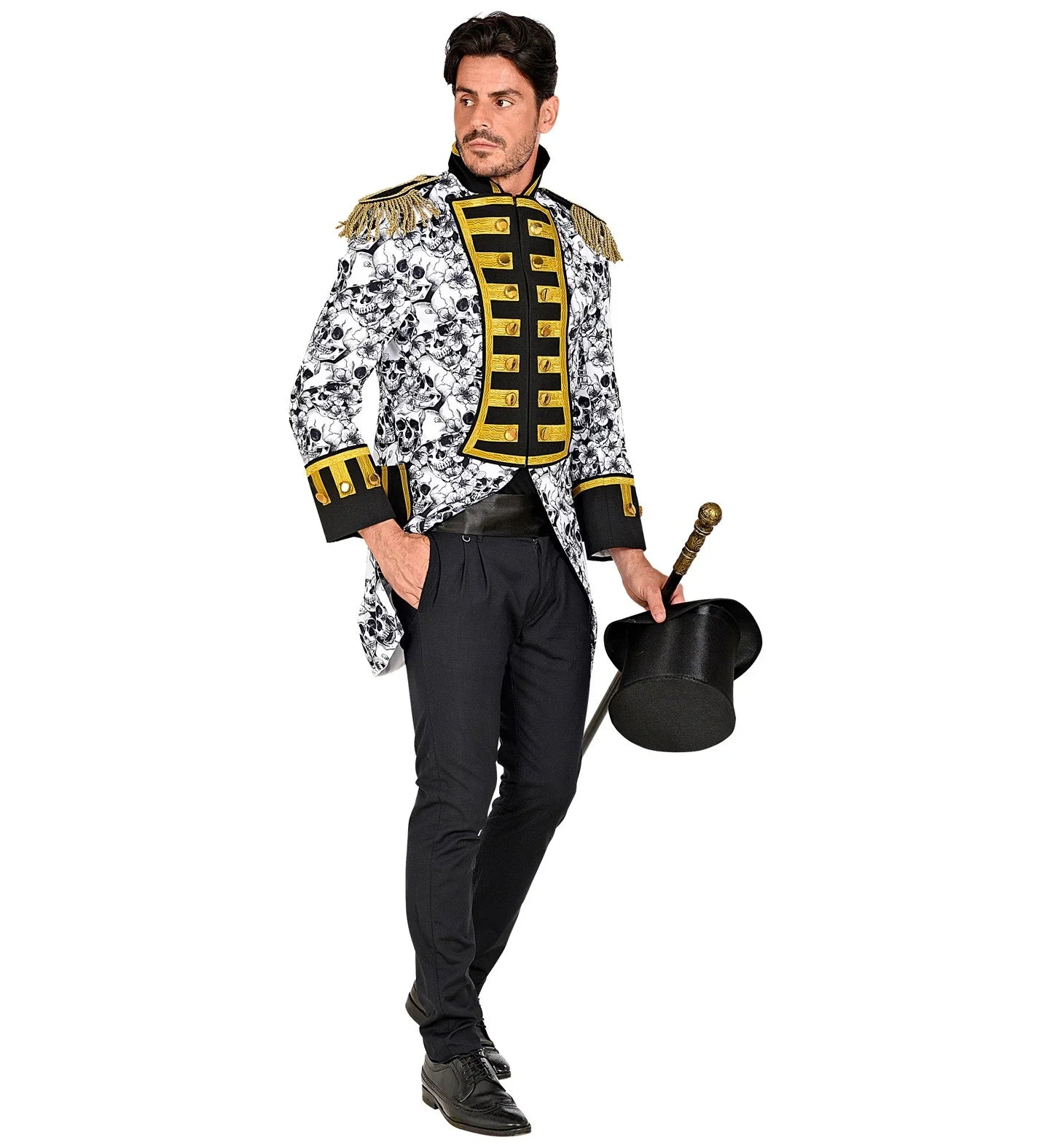 Chaqueta Calaveras con Pechera Dorada para Hombre Chaquetas, Chalecos y Camisas Widmann