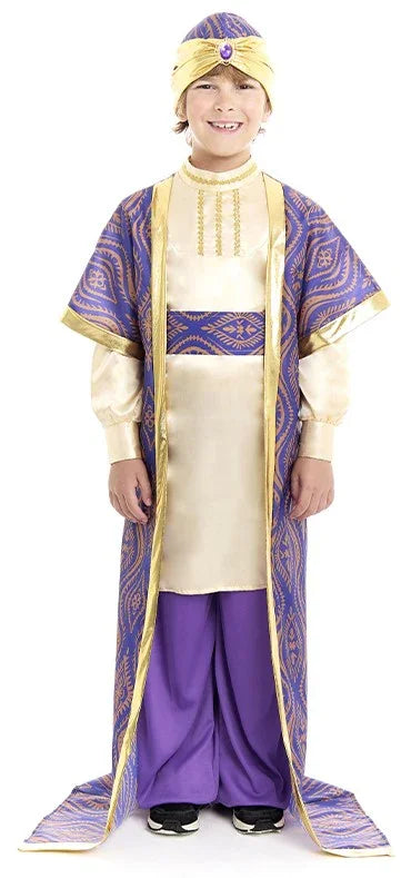 Disfraz de Rey Baltasar para Niño Reyes Magos Partilandia