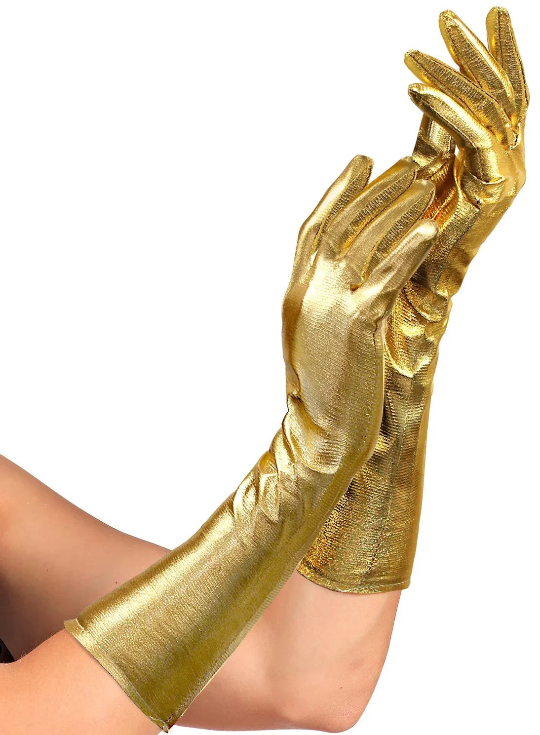 Guantes Largos Dorados Metalizados COMPLEMENTOS Widmann
