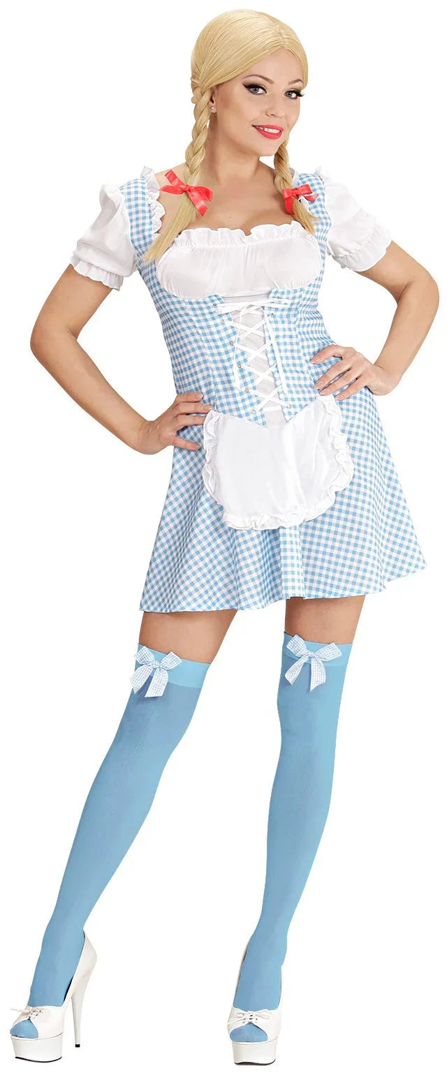 Disfraz de Tirolesa Azul Cielo para Mujer Tiroleses Oktoberfest Widmann