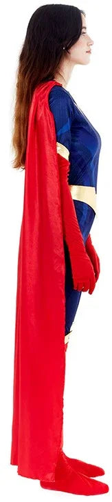 Disfraz de Superheroína Poderosa para Mujer Superman y Supergirl Partilandia