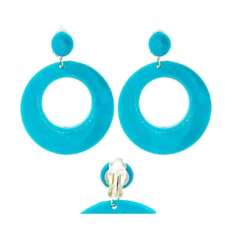 Pendientes de Sevillana Azules Complementos Sevillanas, Cordobeses y Toreros Atosa