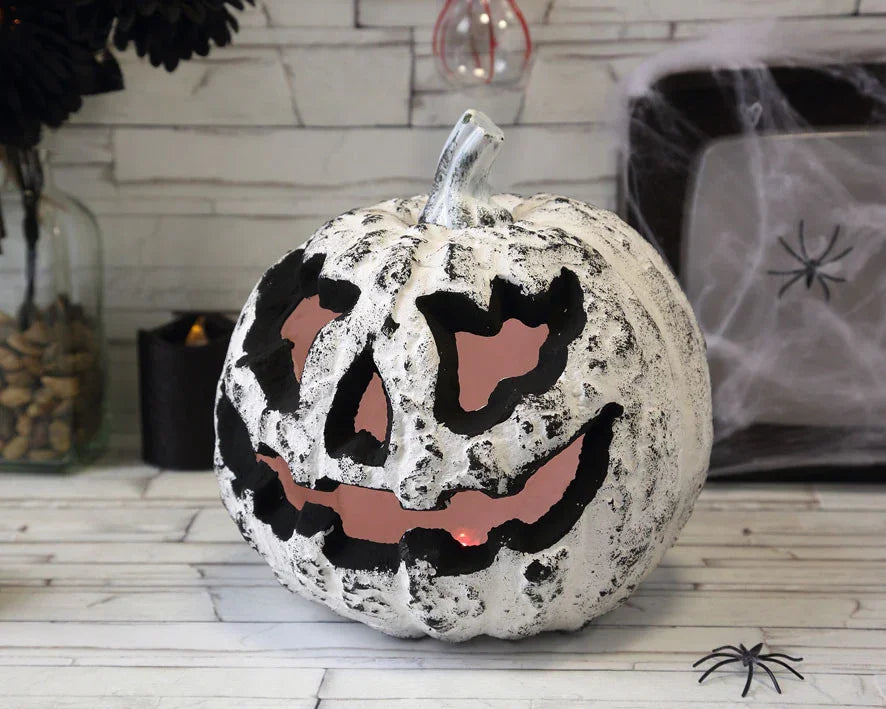 Calabaza Blanca de Halloween con Luz Calabazas Atosa