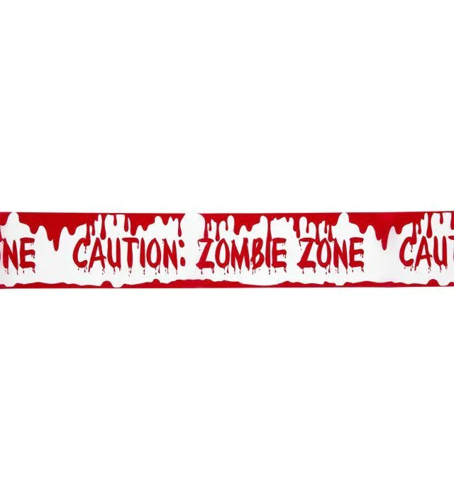Cinta de decoración - Zona Zombi - Halloween Widmann