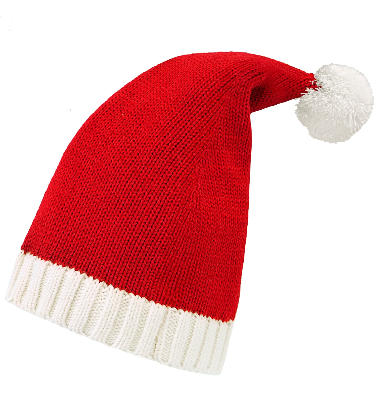 Gorro de Pai Natal de tricô para Adulto