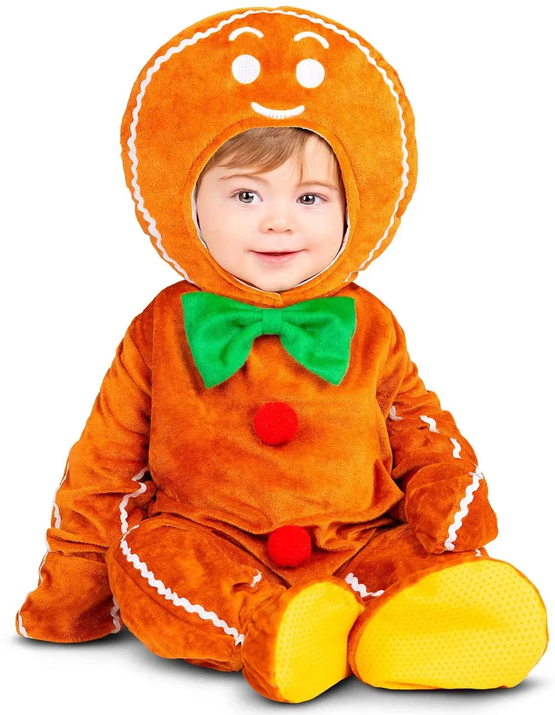 Disfraz de Galletita de Jengibre para Bebé Navidad Infantiles Viving