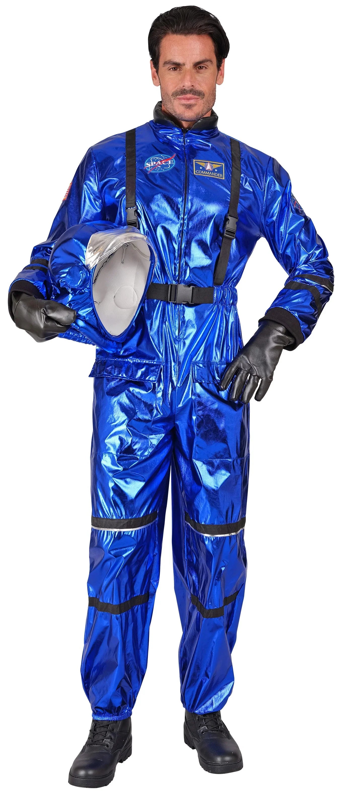 Disfraz de Astronauta Azul con Casco para Hombre Astronautas Widmann