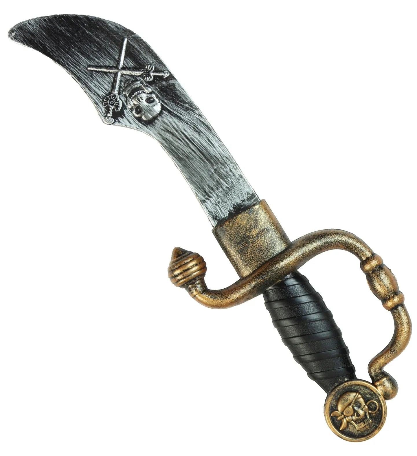Cuchillo Pirata con Empuñadura Decorada Complementos Piratas Widmann
