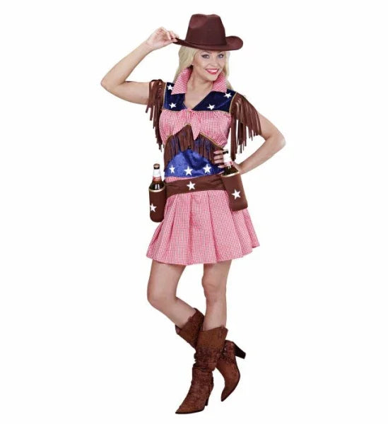 Disfraz de Rodeo Cowgirl para Mujer Indios y Vaqueros Widmann