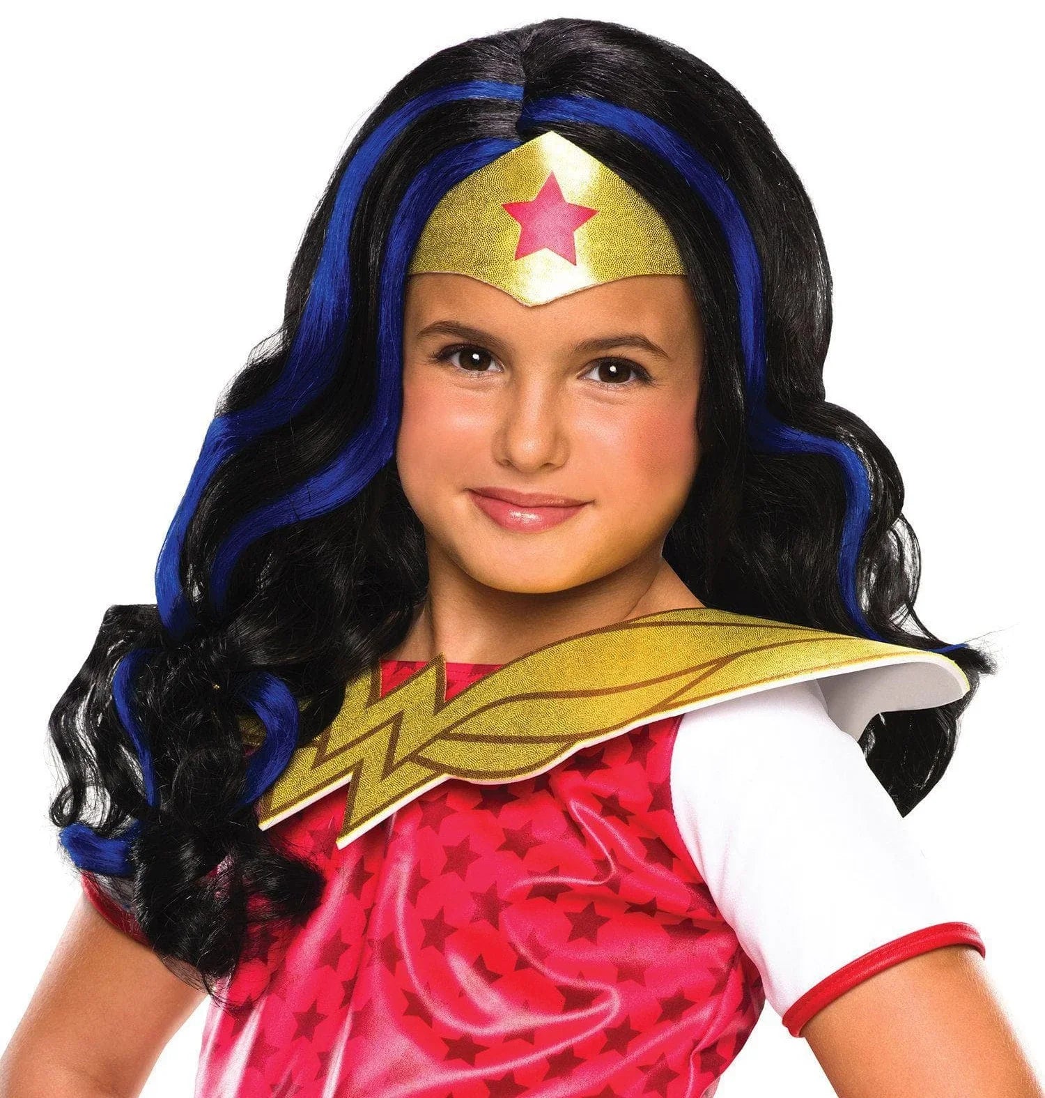 Peluca de Wonder Woman Infantil Wonder Woman Rubies