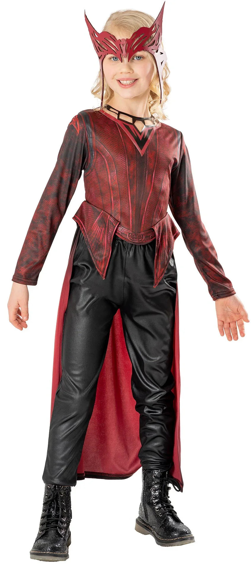 Disfraz de Bruja Escarlata para Niña Bruja Escarlata Rubies