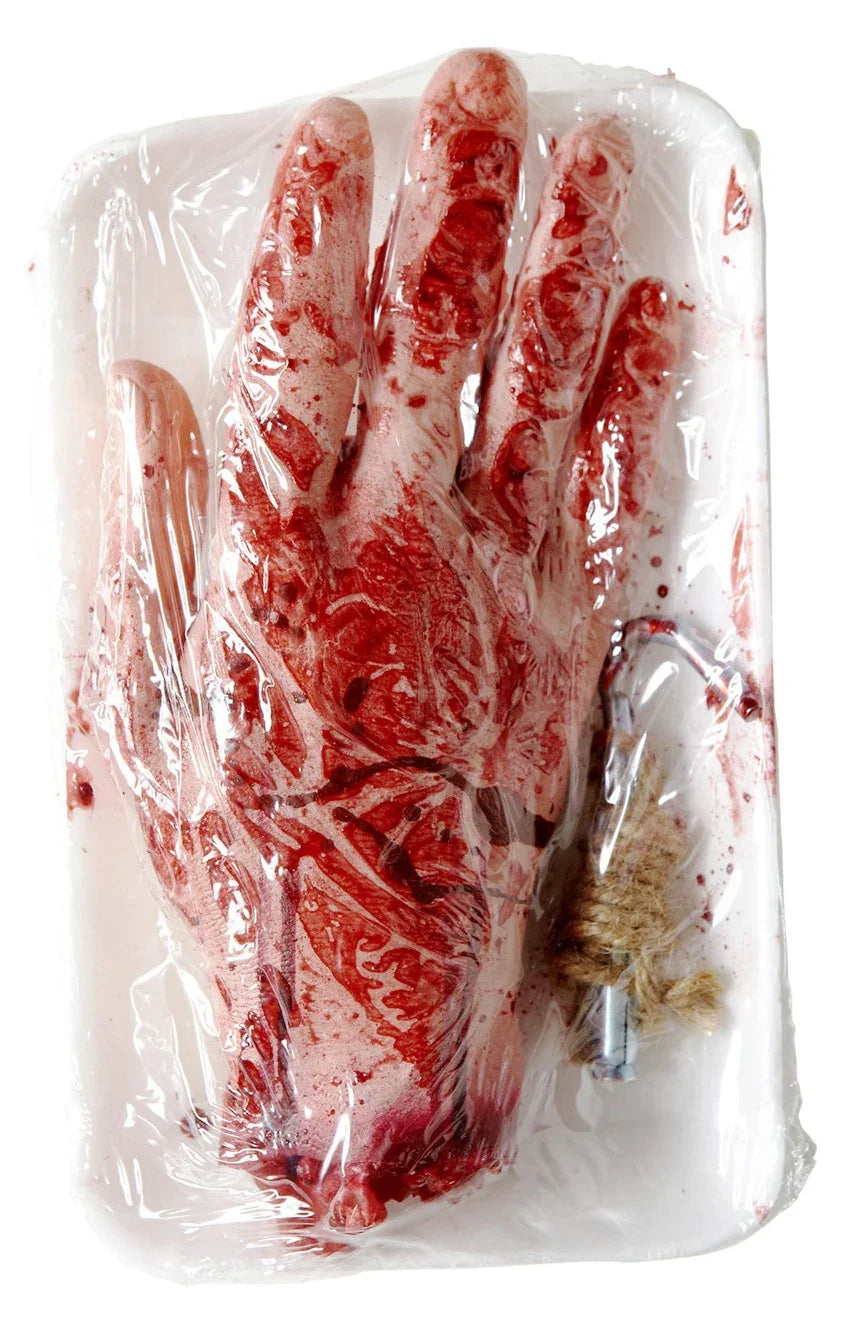 Mano Mutilada Sangrienta Envasada para Colgar Figuras Colgantes Widmann