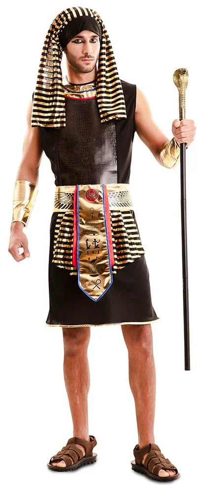 Disfraz de Faraón Egipcio Negro para Hombre Egipcios EuroCarnavales