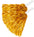 Set de Pompones Metalizados en Colores Pompones Widmann Dorado