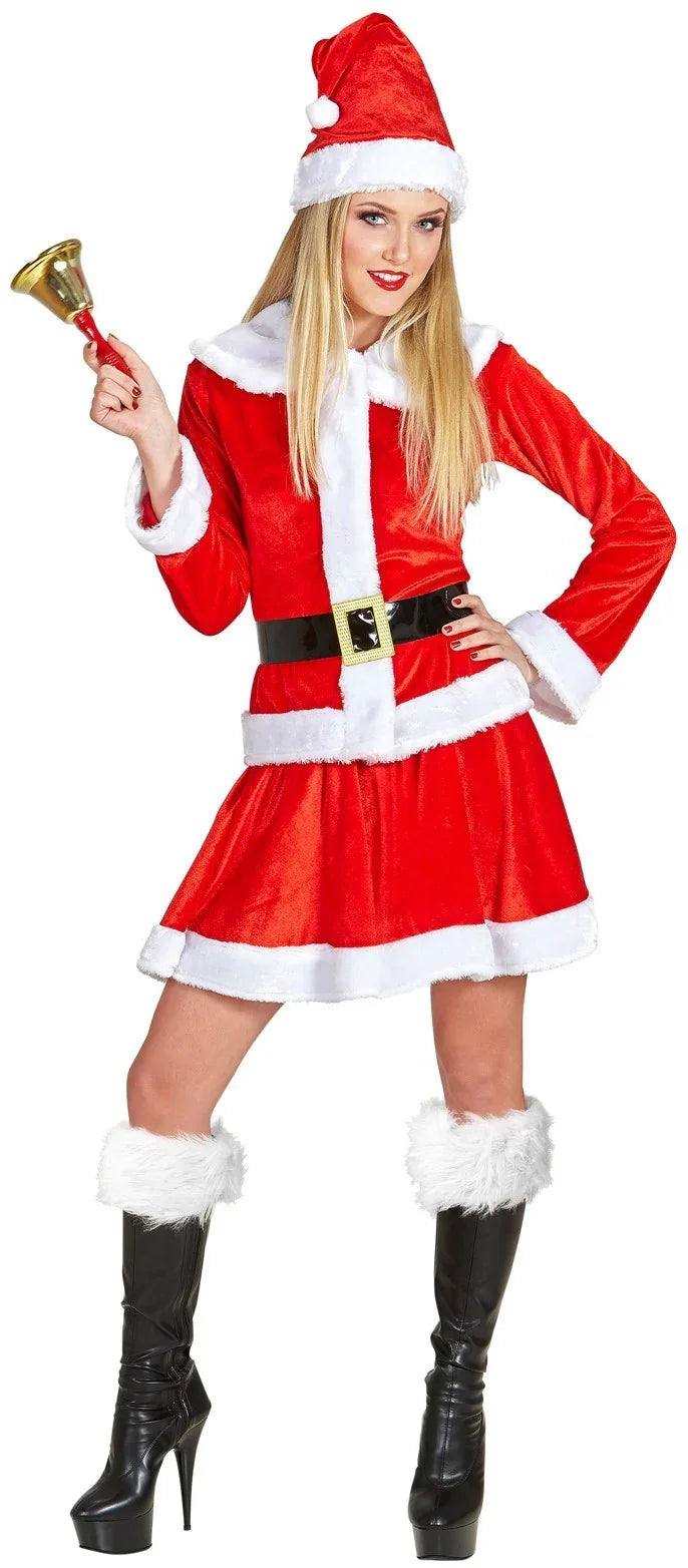 Disfraz de Mamá Noel con Falda para Mujer Papa Noel y Mama Noel Widmann