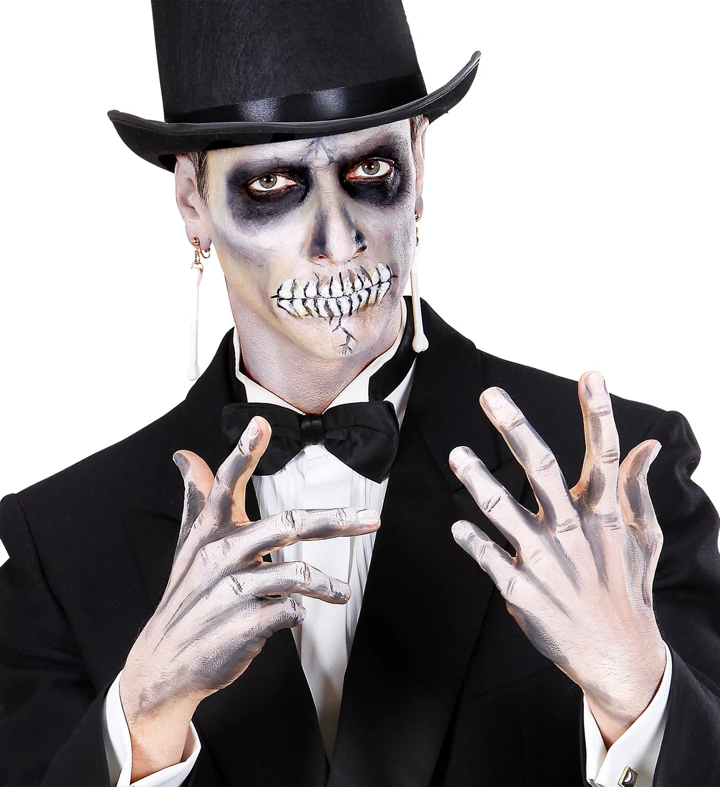 Set de Maquillaje Blanco y Negro Kits de Maquillaje Widmann