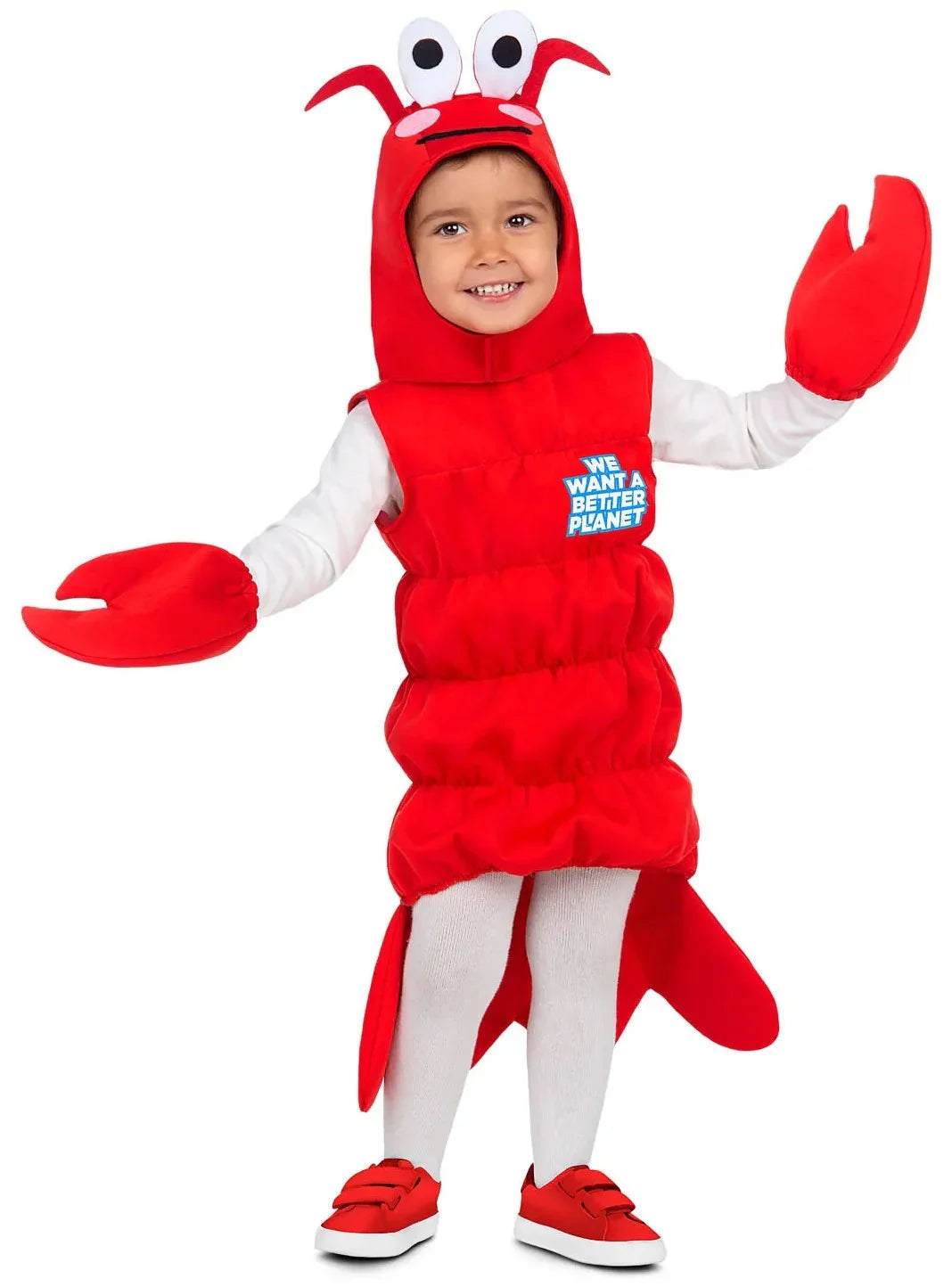 Disfraz de Langosta Roja Infantil Cangrejo, Langosta y Gamba Viving