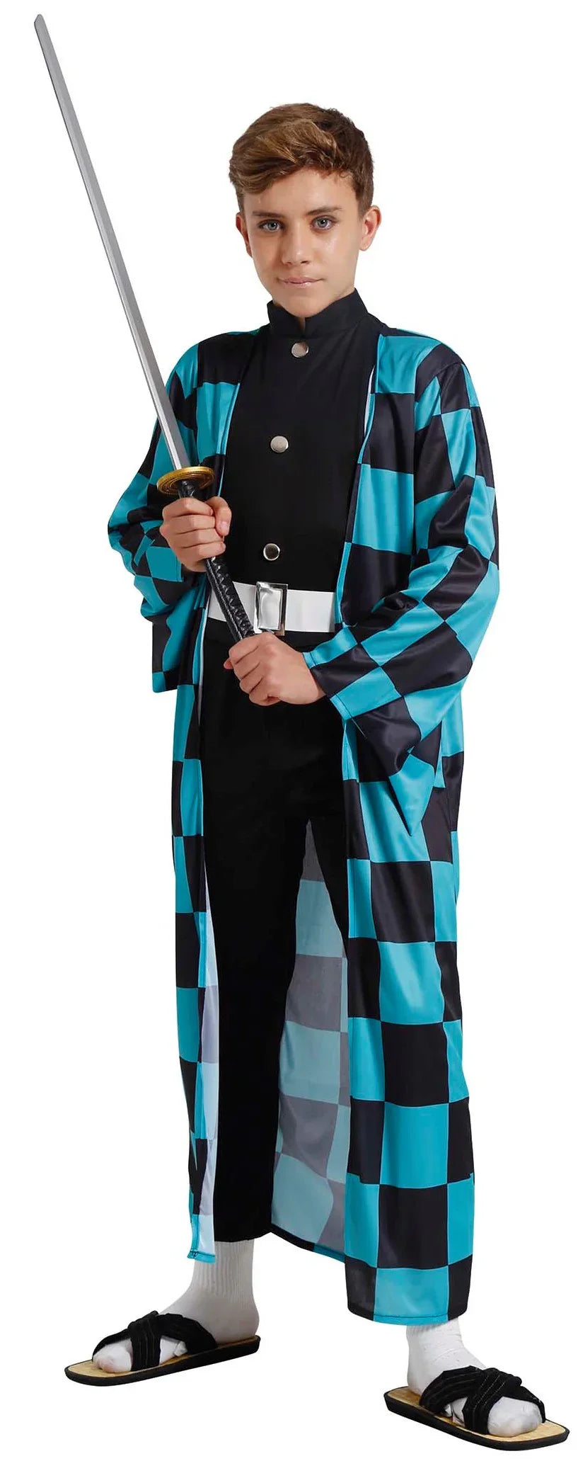 Disfraz de Tanjiro Kamado Kimetsu no Yaiba para Hombre Cuentos y Dibujos Animados Guirca