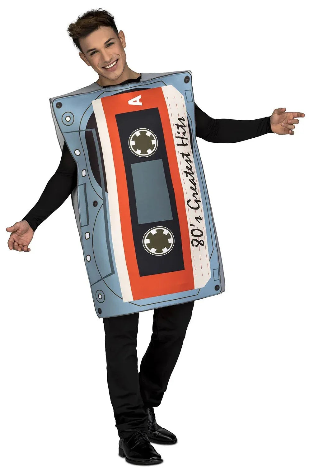 Disfraz de Cassette Grandes Éxitos Años 80 para Adulto Años 80 Viving