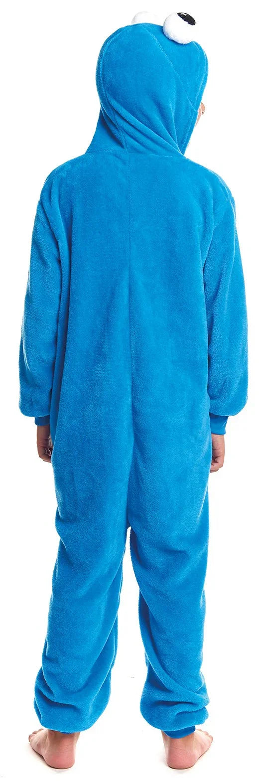 Disfraz de Monstruo Cookie Azul de Peluche Infantil Monstruo de las Galletas Partilandia