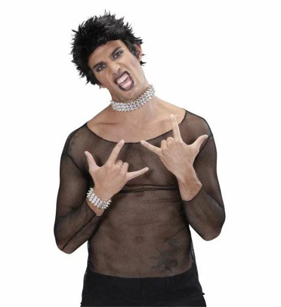 Collar y pulsera de pinchos Rock COMPLEMENTOS Widmann