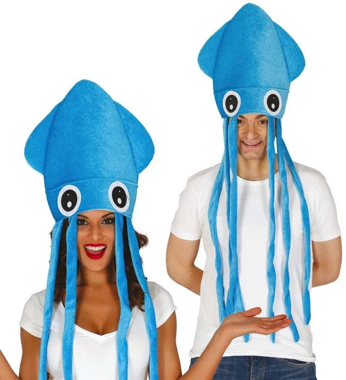 Gorro de Calamar Azul para Adulto Sombreros y Gorros Guirca