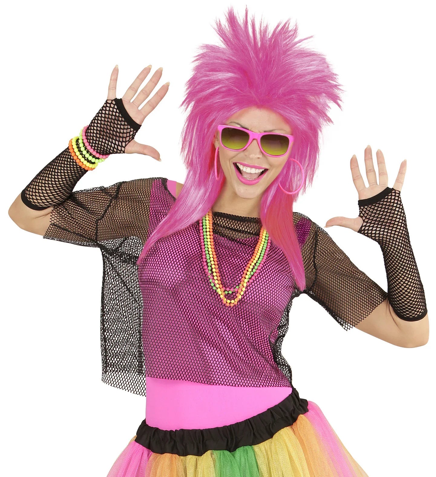 Guantes de Red Negros Largos sin Dedos Guantes Widmann