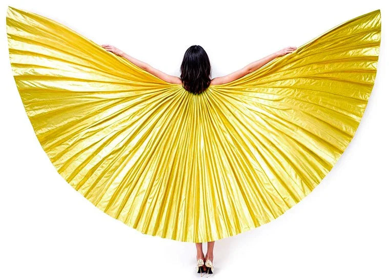 Capa de Alas Doradas para Adulto Capas Partilandia
