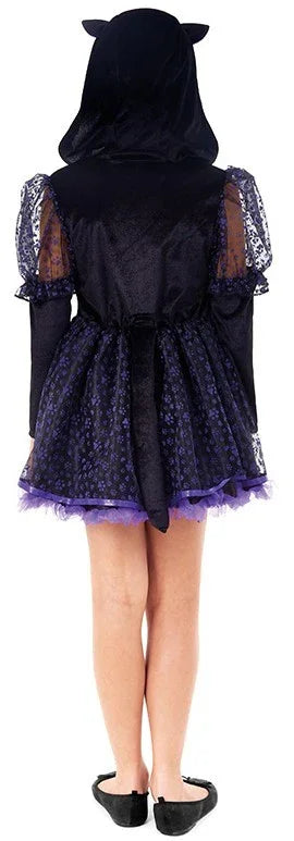 Disfraz de Gata Negra para Niña Gato Partilandia