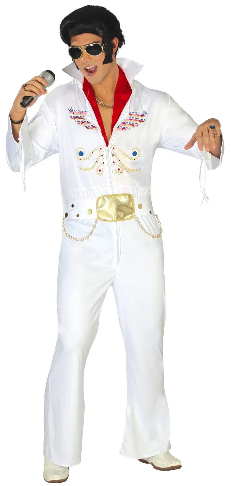Disfraz de Elvis Presley Rey del Rock para Hombre Elvis Guirca