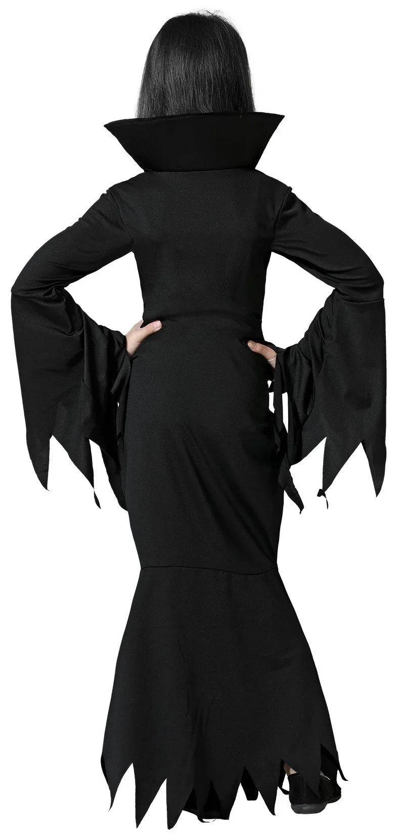 Disfraz de Morticia Familia Addams para Niña Morticia Addams Atosa