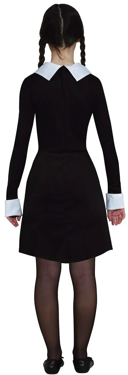 Disfraz de Miércoles para Niña Miércoles Addams Guirca
