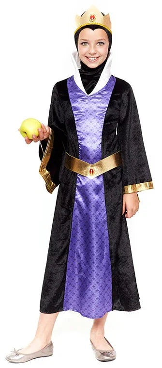 Disfraz de Reina Malvada para Niña Reina Malvada Partilandia