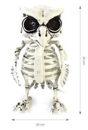 Esqueleto de Búho para Decoración de Halloween Figuras Decorativas Partilandia